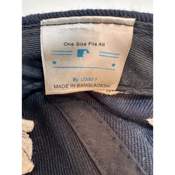 Vintage 1998 World Series New York Yankees Snapback Hat By Logo 7 - Picture 8 of 9